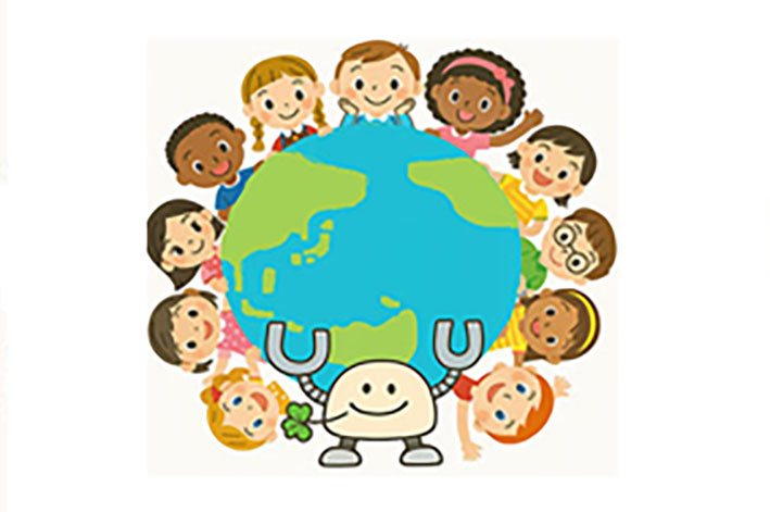 子供たちとユーアくん